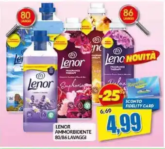 Risparmio Casa LENOR AMMORBIDENTE 80/86 LAVAGGI offerta