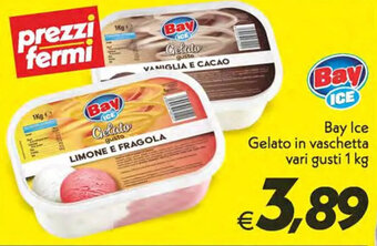 Iper Super Conveniente Bay Ice Gelato in vaschetta vari gusti 1 kg offerta