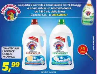 Risparmio Casa CHANTECLAIR LAVATRICE LIQUIDO 74 LAVAGGI offerta