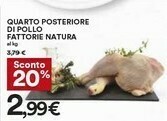 Coop Fattorie Natura Quarto Posteriore Di Pollo offerta
