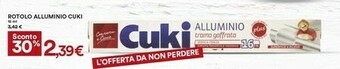 Coop Cuki Rotolo Alluminio offerta