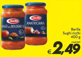 Iper Super Conveniente Barilla Sughi ricchi 400 g offerta