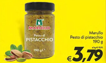 Iper Super Conveniente Marullo Pesto di pistacchio 190 g offerta