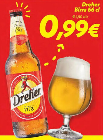 Iper Super Conveniente Dreher Birra 66 cl offerta