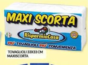 Risparmio Casa TOVAGLIOLI 33X33 CM MAXISCORTA offerta