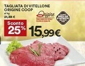 Coop Coop Tagliata Di Vitellone Origine offerta