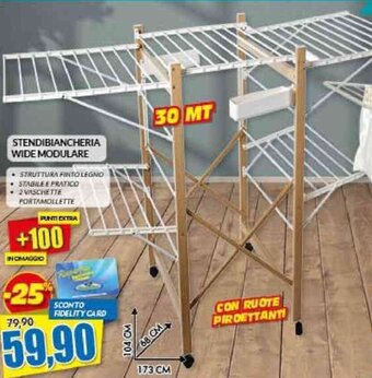 Risparmio Casa STENDIBIANCHERIA WIDE MODULARE offerta