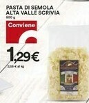 Coop Alta valle scrivia Pasta Di Semola offerta