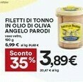 Coop Angelo parodi Filetti Di Tonno In Olio Di Oliva offerta