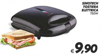 Iper Super Conveniente SINOTECH TOSTIERA ELETTRICA offerta