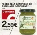 Coop Artigiana genovese Pesto Alla Genovese Biologico 130 G(ml) offerta