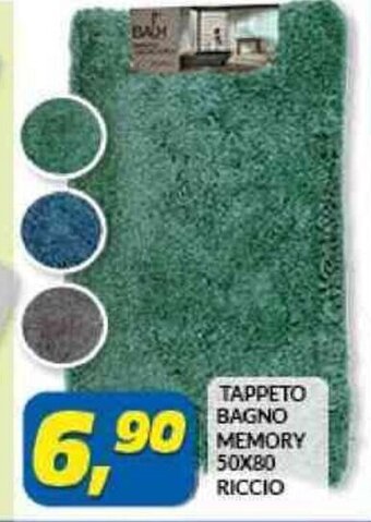 Risparmio Casa TAPPETO BAGNO MEMORY 50X80 RICCIO offerta