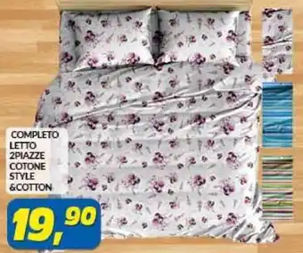 Risparmio Casa COMPLETO LETTO 2PIAZZE COTONE offerta