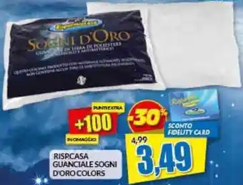 Risparmio Casa RISP.CASA GUANCIALE SOGNI D'ORO COLORS offerta