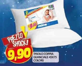 Risparmio Casa PISOLO COPPIA GUANCIALE 45X75 COLORS offerta