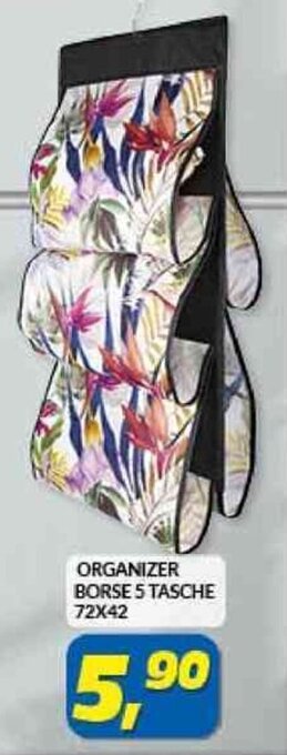 Risparmio Casa ORGANIZER BORSE 5 TASCHE 72X42 offerta
