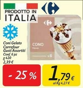 Carrefour Market Gelato offerta