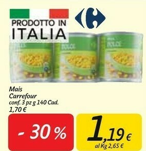 Carrefour Market Mais offerta