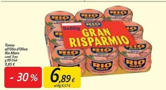 Carrefour Market Rio Mare Tonno Rio mare offerta