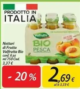 Carrefour Market Valfrutta Succhi di frutta offerta