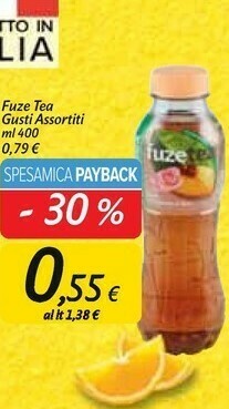 Carrefour Market Fuze tea The offerta
