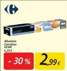 Carrefour Market Carta stagnola offerta