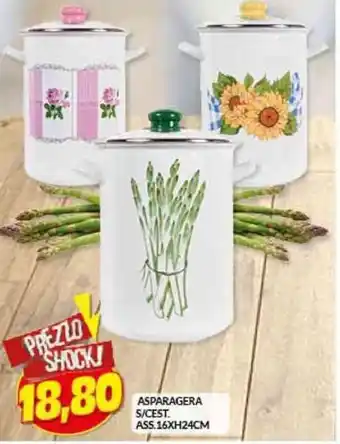 Risparmio Casa ASPARAGERA S/CEST. ASS.16XH24CM offerta