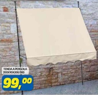 TENDA A PERGOLA 200X90X200/300