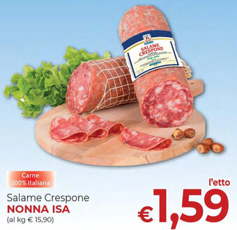 Supermercati Nonna Isa Salame Crespone NONNA ISA offerta