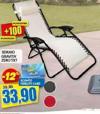 Risparmio Casa SDRAIO GRAVITA ZERO TXT offerta