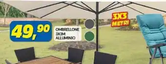 Risparmio Casa 3X3M ALLUMINIO OMBRELLONE offerta