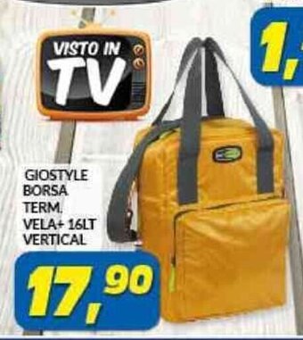 Risparmio Casa GIOSTYLE BORSA TERM. VELA+16LT VERTICAL offerta