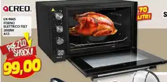 Risparmio Casa LX-9645 FORNO ELETTRICO 70LT 2000W A13 offerta