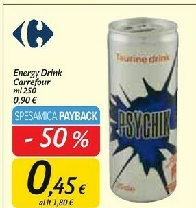 Carrefour Market Energy drink offerta