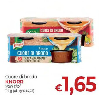 Supermercati Nonna Isa Cuore di brodo KNORR vari tipi 112 g offerta