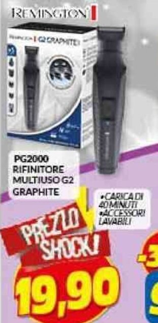 Risparmio Casa REMINGTON PG2000 RIFINITORE MULTIUSO G2 GRAPHITE offerta