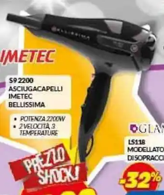 Risparmio Casa IMETEC S9 2200 ASCIUGACAPELLI IMETEC BELLISSIMA offerta