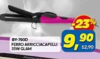 Risparmio Casa BY-703D FERRO ARRICCIACAPELLI 35W GLAM offerta