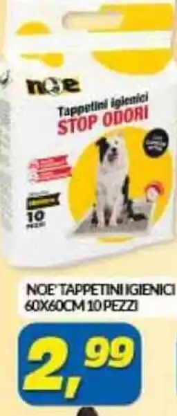 Risparmio Casa NOE TAPPETINI IGIENICI 60X60CM 10 PEZZI offerta