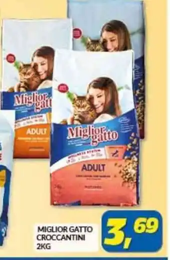 Risparmio Casa MIGLIOR GATTO CROCCANTINI 2KG offerta