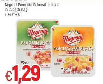 Famila Negroni Pancetta offerta