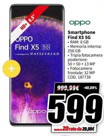 MediaWorld OPPO Find X5 5G offerta