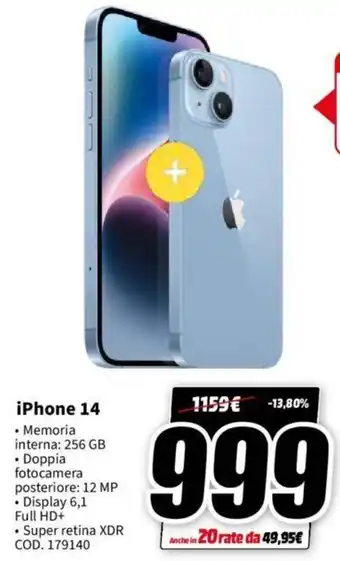 iPhone 14 256gb