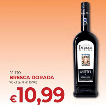Mirto BRESCA DORADA 70 cl
