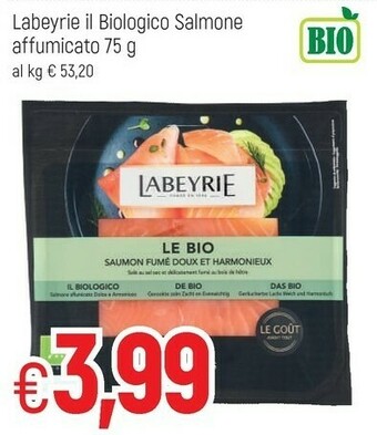 Famila Labeyrie Salmone affumicato offerta