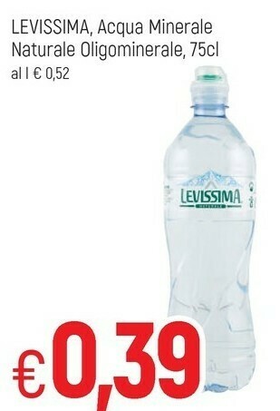 Famila Levissima Acqua offerta