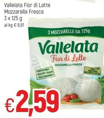 Famila Vallelata Mozzarella offerta