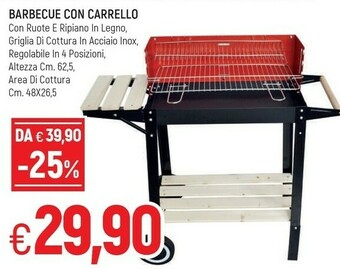 Famila Barbecue a carbonella offerta