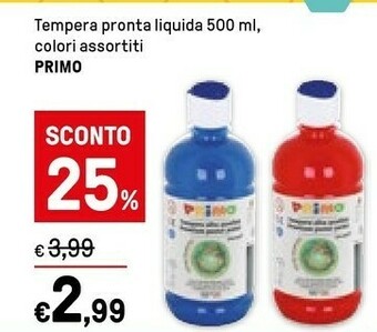Primo Tempera Pronta Liquida