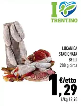 LUCANICA STAGIONATA BELLI 200 g circa